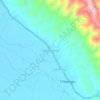 Mapa topográfico Cilempuyang, altitude, relevo