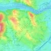 Mapa topográfico Holzheim, altitude, relevo