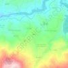 Mapa topográfico Barral, altitude, relevo