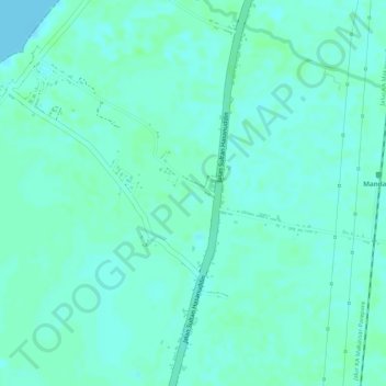 Mapa topográfico Segeri, altitude, relevo