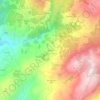 Mapa topográfico Portela, altitude, relevo
