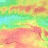 Mapa topográfico Robechies, altitude, relevo