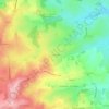 Mapa topográfico Les Pinguelles, altitude, relevo