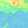 Mapa topográfico Kerrat, altitude, relevo