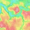 Mapa topográfico Roc de Tripadou, altitude, relevo