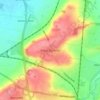 Mapa topográfico Great Gonerby, altitude, relevo