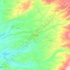 Mapa topográfico Al-Qardaha, altitude, relevo