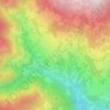 Mapa topográfico Latzfons - Lazfons, altitude, relevo