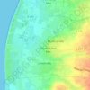 Mapa topográfico La Grande Jeannerie, altitude, relevo