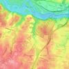 Mapa topográfico Swinks Mill, altitude, relevo