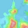 Mapa topográfico Fermil, altitude, relevo