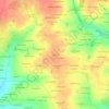 Mapa topográfico Les Frotz, altitude, relevo