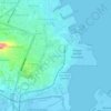 Mapa topográfico Sidorukun, altitude, relevo