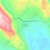 Mapa topográfico Salto de Agua, altitude, relevo