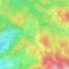 Mapa topográfico Lorien, altitude, relevo