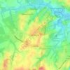 Mapa topográfico Winford, altitude, relevo