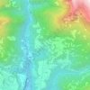 Mapa topográfico Zorzoi, altitude, relevo