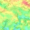 Mapa topográfico Manéran, altitude, relevo