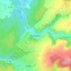 Mapa topográfico Hartzviller, altitude, relevo