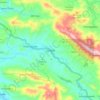 Mapa topográfico Lumbir, altitude, relevo