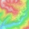 Mapa topográfico Hauteville, altitude, relevo