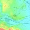 Mapa topográfico Uffington, altitude, relevo