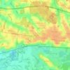 Mapa topográfico Les Quinconces, altitude, relevo