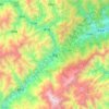 Mapa topográfico 茂县, altitude, relevo