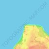 Mapa topográfico мыс Таран, altitude, relevo