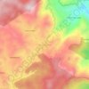 Mapa topográfico Kandapola, altitude, relevo