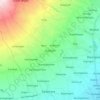 Mapa topográfico Kutasari, altitude, relevo