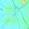 Mapa topográfico Tapah, altitude, relevo