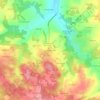 Mapa topográfico Le Mas du Roule, altitude, relevo