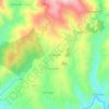 Mapa topográfico Chã de Alvares, altitude, relevo