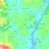 Mapa topográfico Kerlay, altitude, relevo