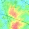 Mapa topográfico La Vacherie, altitude, relevo