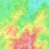 Mapa topográfico Le Masbareau, altitude, relevo