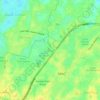 Mapa topográfico Cijengkol, altitude, relevo