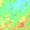 Mapa topográfico Uhana, altitude, relevo