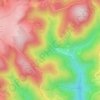 Mapa topográfico Mavon, altitude, relevo