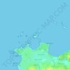 Mapa topográfico Fri Karn, altitude, relevo
