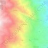 Mapa topográfico Ancomarca, altitude, relevo