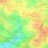 Mapa topográfico Le Courtil Bretel, altitude, relevo