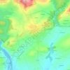 Mapa topográfico La Gare, altitude, relevo