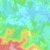 Mapa topográfico Le Mourcy, altitude, relevo