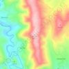 Mapa topográfico Braçal, altitude, relevo