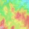 Mapa topográfico Rubeyne, altitude, relevo