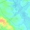 Mapa topográfico Les Loges, altitude, relevo