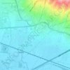 Mapa topográfico Cibiru Hilir, altitude, relevo