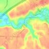 Mapa topográfico Waite Hill, altitude, relevo